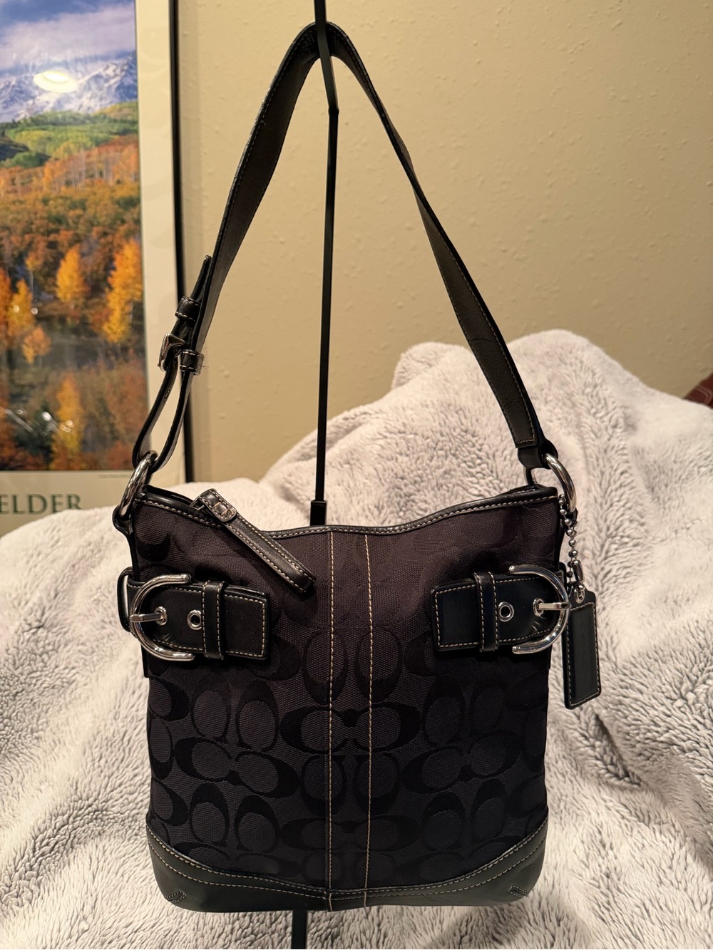 Coach Soho Signature Slim Duffle EUC